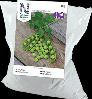 SILPOYDINHERNE KELVEDON WONDER 1 KG - Herneen siemenet - 7312600611290 - 1