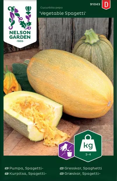 SPAGETTIKURPITSA - Kurpitsan siemenet - 7312600910430 - 2