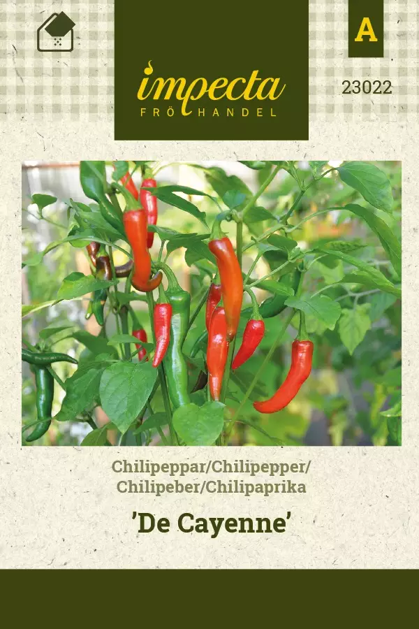 CHILIPAPRIKA DE CAYENNE - Paprikan ja chilin siemenet - 7332756230220 - 1