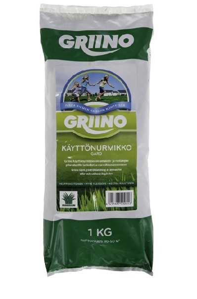 GRIINO-KÄYTTÖNURMIKKO 800 G - Nurmikon siemenet - 6417687003080 - 1