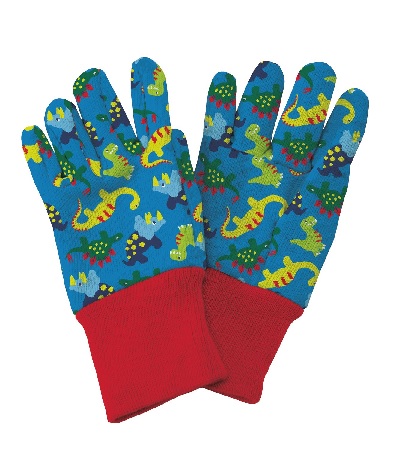 LASTEN HANSKA DINOSAURUS SININEN - Puutarhakäsineet - 5060396799860 - 1