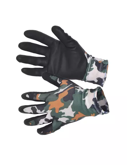 KÄSINE RECO NAAMIOINTIVÄRINEN, KOKO 8 - Puutarhakäsineet - 7312600372771 - 1