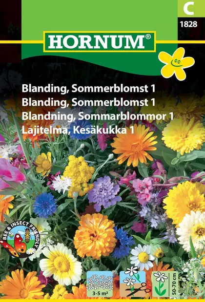 NIITTYKUKKASIEMENSEOS KESÄKUKKA 1 - Niittykukkien siemenet - 5708787018281 - 1