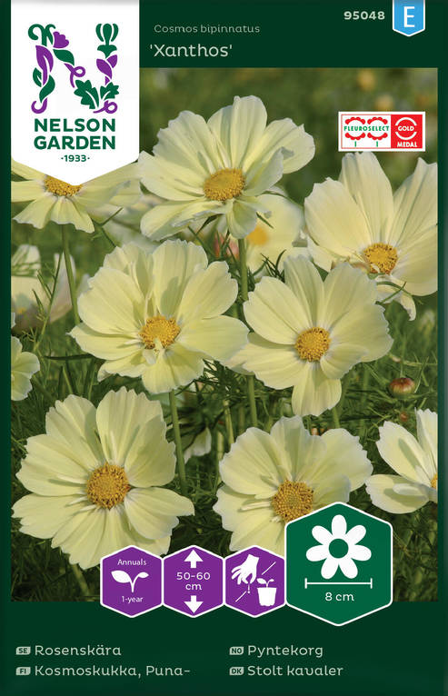 PUNAKOSMOSKUKKA XANTOS - Muut kesäkukkien siemenet - 7312600950481 - 2