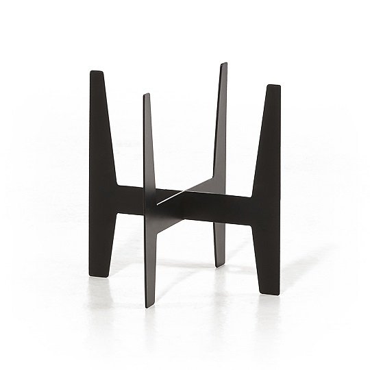 ECOPOTS JALUSTA MUSTA 22 X 22 X 22 CM - Muut tarvikkeet - 5413724316381 - 1