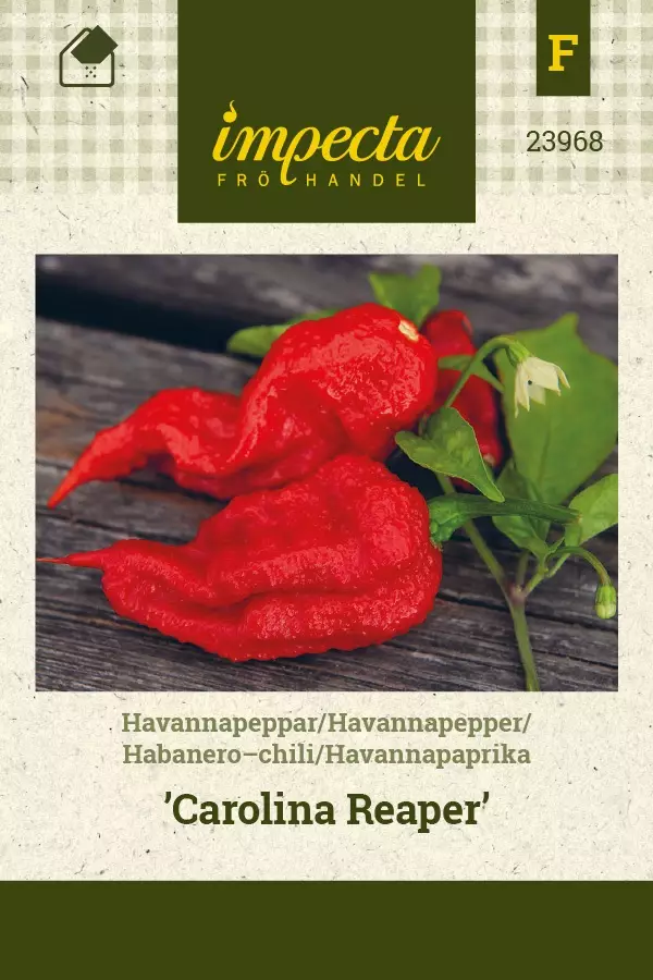 HAVANNAPAPRIKA CAROLINA REAPER - Paprikan ja chilin siemenet - 7332756239681 - 1