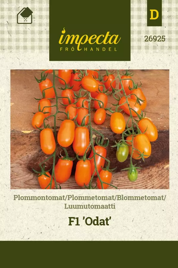 LUUMUTOMAATTI ODAT - Tomaatin siemenet - 7332756269251 - 1