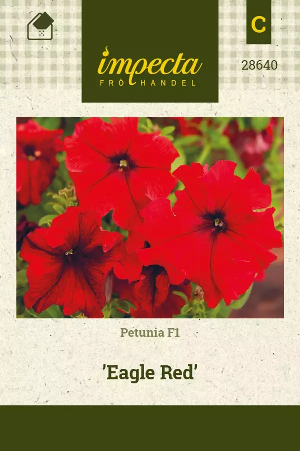 PETUNIA EAGLE RED - Muut kesäkukkien siemenet - 7332756286401 - 1