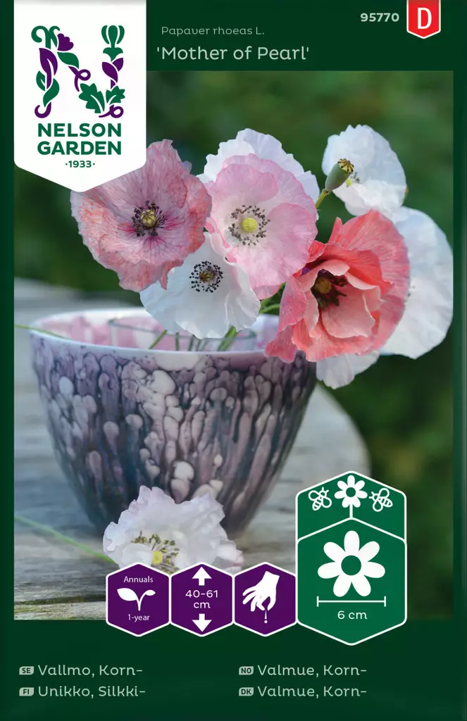 SILKKIUNIKKO MOTHER OF PEARL - Muut kesäkukkien siemenet - 7312600957701 - 1