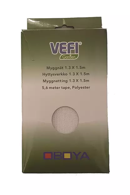 HYÖNTEISVERKKO 130 X 150 CM LIIMANAUHALLA, VALKOINEN - Kankaat, harsot ja verkot - 7317087889002 - 2