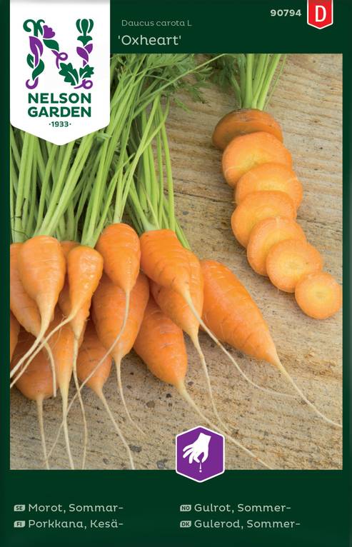 KESÄPORKKANA OXHEART - Porkkanan siemenet - 7312600907942 - 2