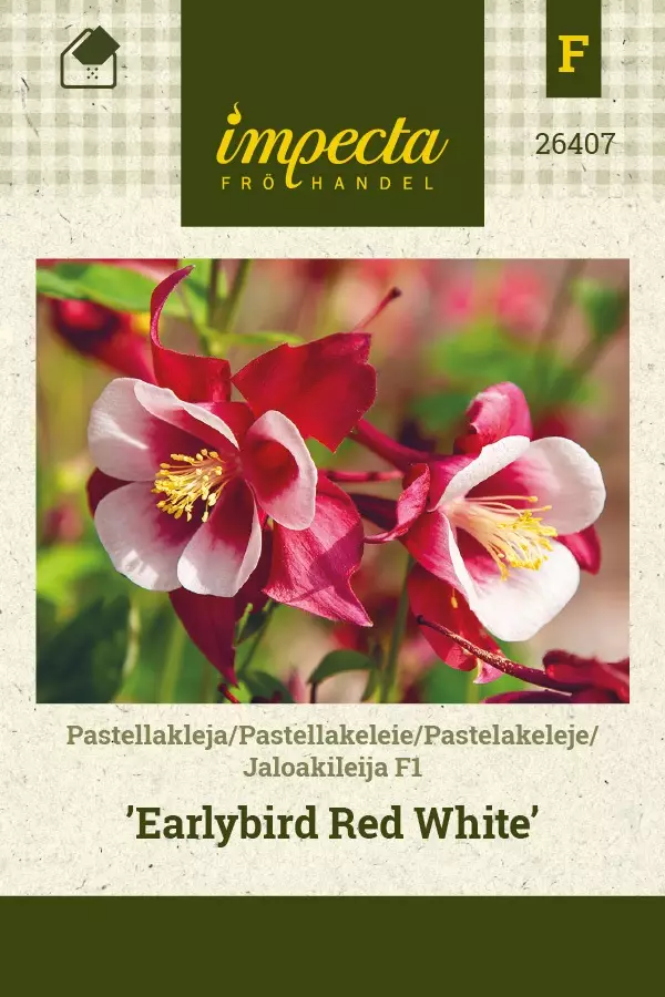 JALOAKILEIJA EARLYBIRD RED WHITE - Perennojen siemenet - 7332756264072 - 1