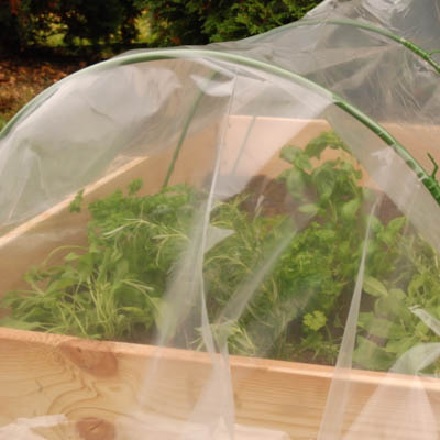 KASVITUNNELI LAVAKAULUKSIIN KASVIHUONEMUOVILLA - Kankaat, harsot ja verkot - 6430040628102 - 1