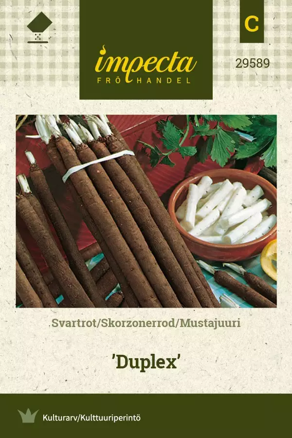 MUSTAJUURI DUPLEX - Muut vihannesten siemenet - 7332756295892 - 1