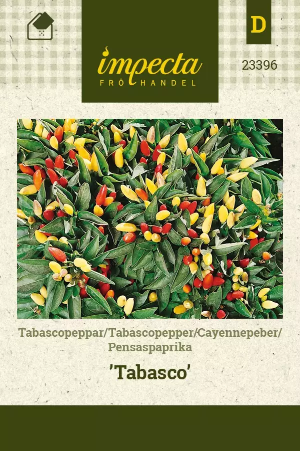 PENSASPAPRIKA TABASCO - Paprikan ja chilin siemenet - 7332756233962 - 1