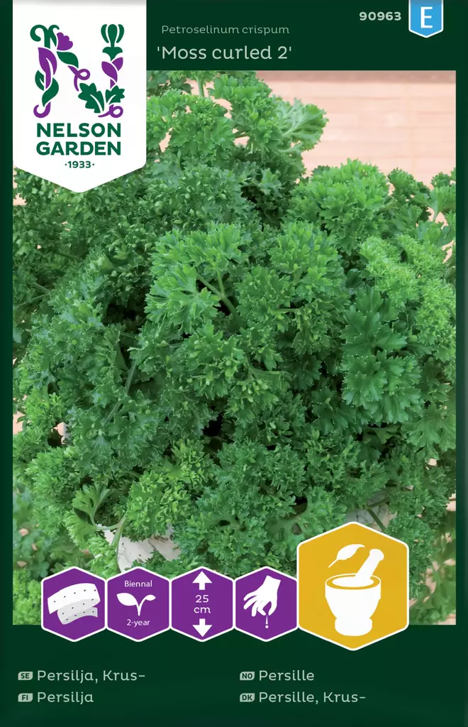 PERSILJA MOSS CURLED 2, KYLVÖNAUHA - Persiljan ja tillin siemenet - 7312600909632 - 2