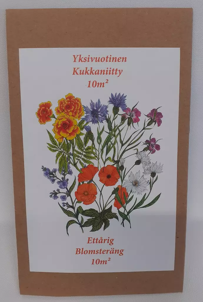 YKSIVUOTINEN KUKKANIITTY 10 M2 - Niittykukkien siemenet - 6419114101062 - 1