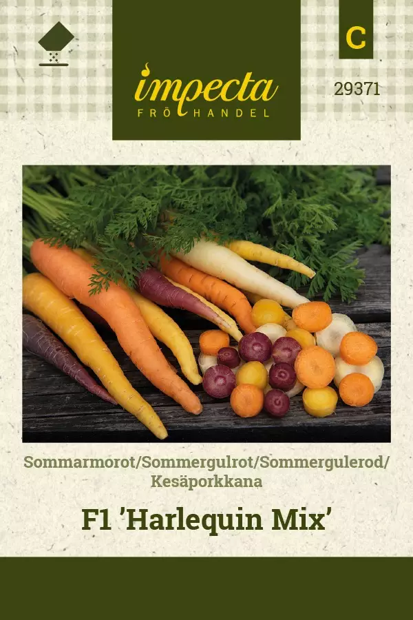 KESÄPORKKANA HARLEQUIN MIX - Porkkanan siemenet - 7332756293713 - 1