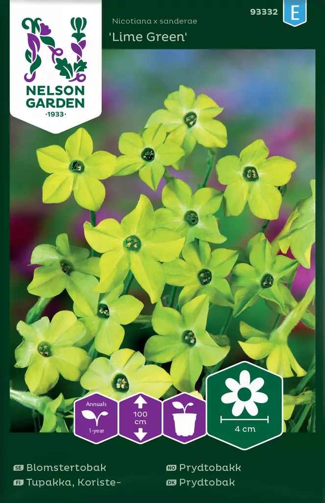 KORISTETUPAKKA LIME GREEN - Muut kesäkukkien siemenet - 7312600933323 - 2