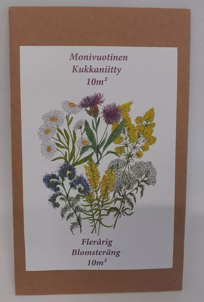 MONIVUOTINEN KUKKANIITTY 10 M2 - Niittykukkien siemenet - 6419114101093 - 1