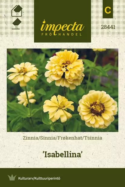 ISOTSINNIA ISABELLINA - Tsinnian siemenet - 7332756284414 - 1
