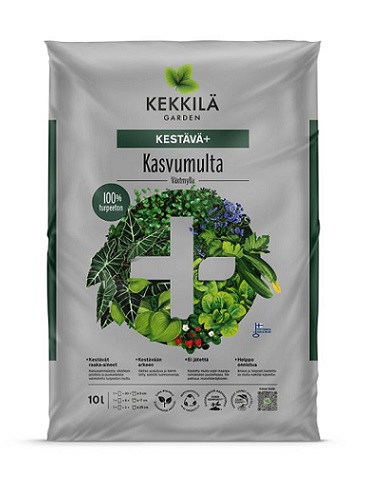 KASVUMULTA KESTÄVÄ+ 10 L - Mullat sisäkasveille - 6433000350754 - 1