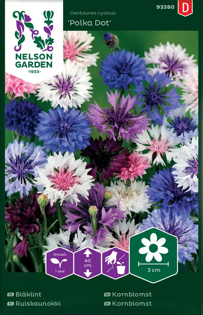 RUISKAUNOKKI POLKA DOT - Muut kesäkukkien siemenet - 7312600933804 - 2