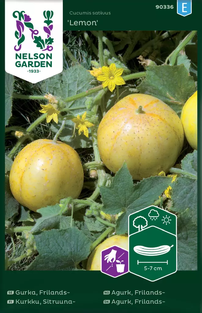 SITRUUNAKURKKU LEMON - Kurkun siemenet - 7312600903364 - 2