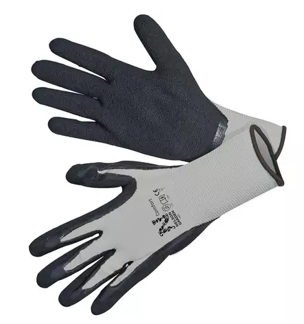 KÄSINE COMFORT HARMAA, KOKO 10 - Puutarhakäsineet - 7312600472655 - 1