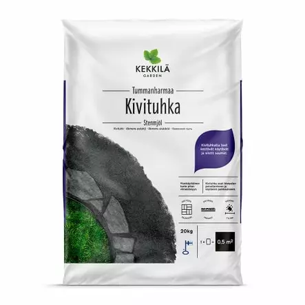 KIVITUHKA TUMMANHARMAA 20 KG - Koristekivet - 6433000100755 - 1