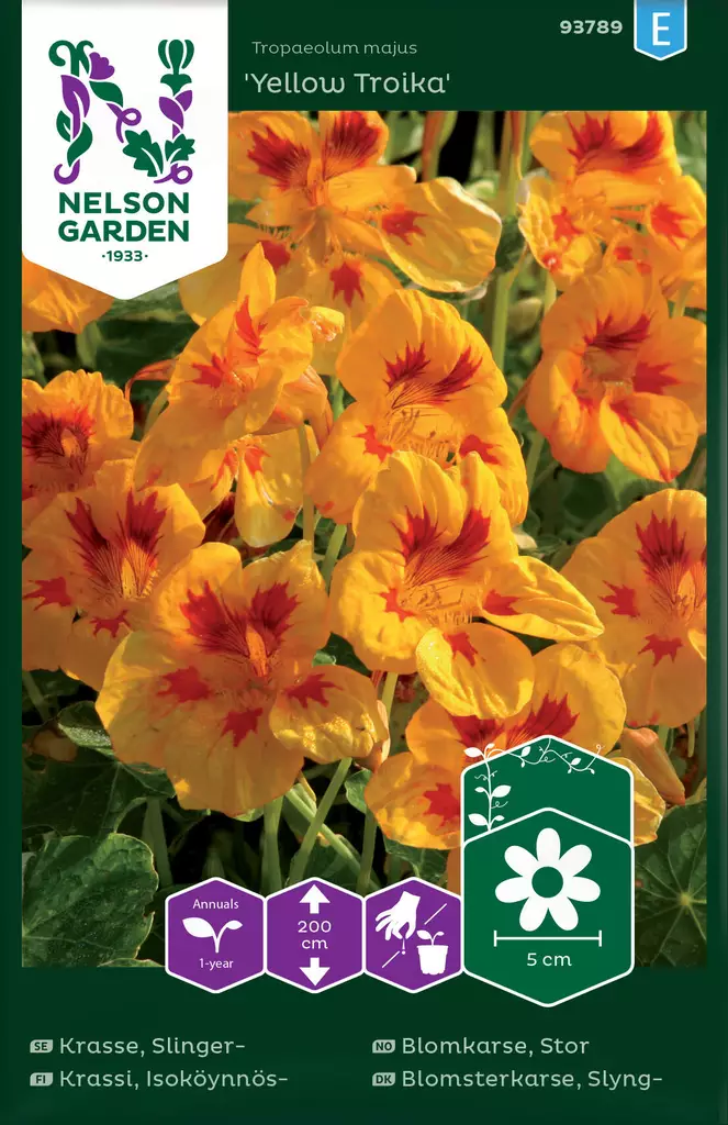 ISOKÖYNNÖSKRASSI YELLOW TROIKA - Kesäkukkien siemenet - 7312600937895 - 2