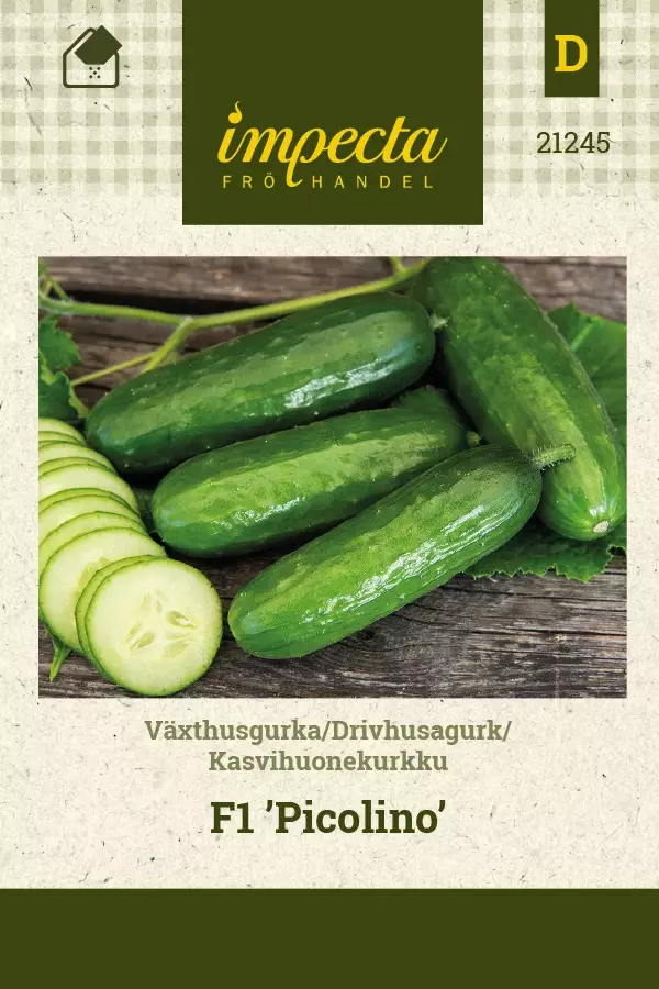 KASVIHUONEKURKKU PICOLINO - Kurkun siemenet - 7332756212455 - 1