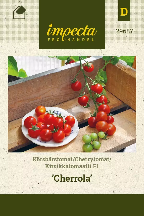 KIRSIKKATOMAATTI CHERROLA - Tomaatin siemenet - 7332756296875 - 1