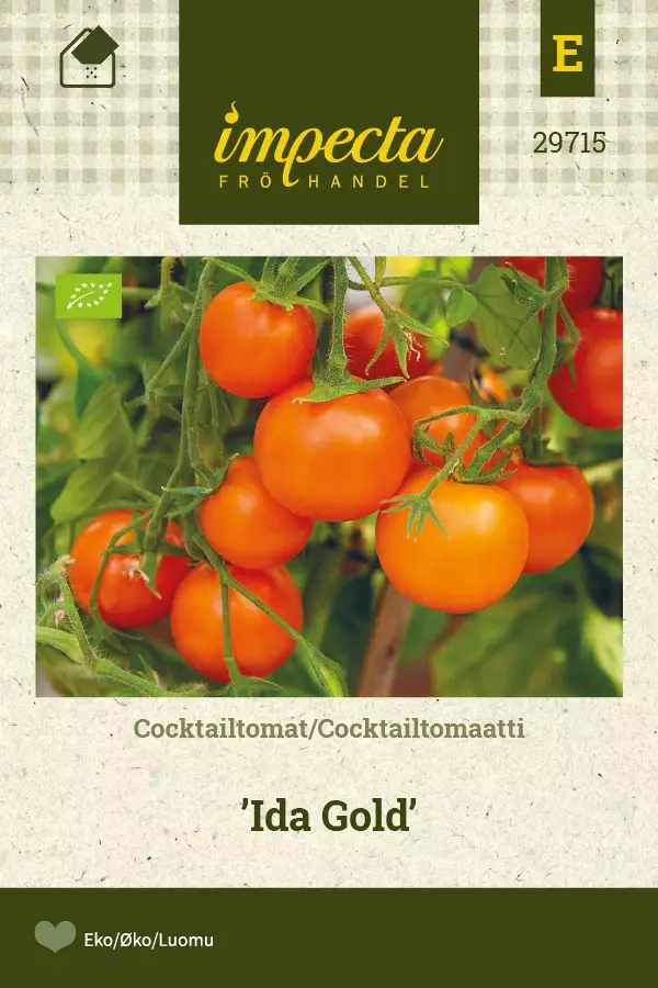 COCKTAILTOMAATTI IDA GOLD - Tomaatin siemenet - 7332756297155 - 1