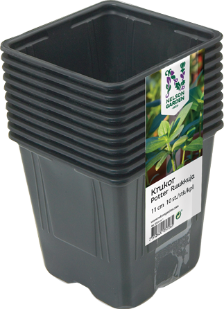 MUOVIRUUKKU SQUARE 11CM 10KPL - Viljelytarvikkeet - 7312600057265 - 1