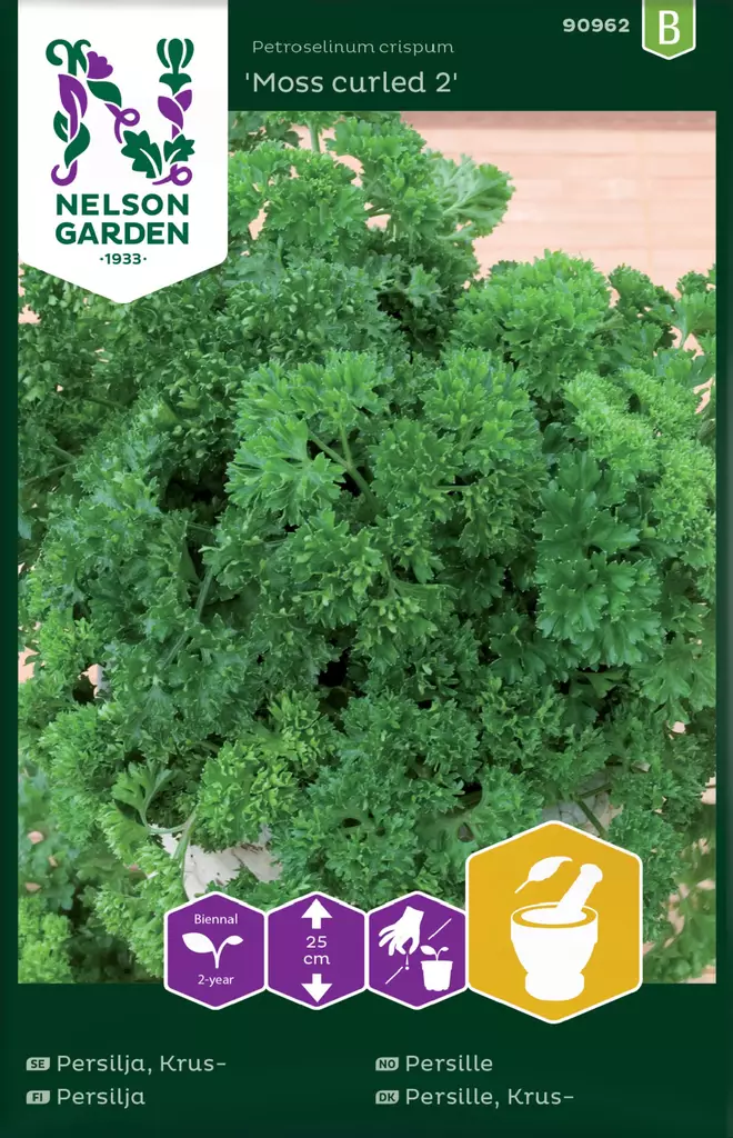 PERSILJA MOSS CURLED 2 - Persiljan ja tillin siemenet - 7312600909625 - 2
