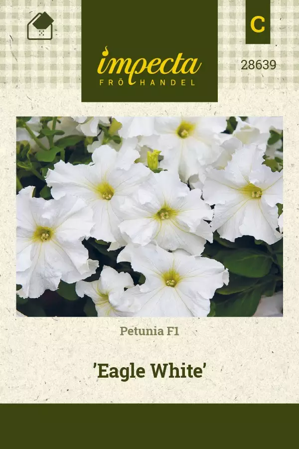 PETUNIA EAGLE WHITE - Muut kesäkukkien siemenet - 7332756286395 - 1