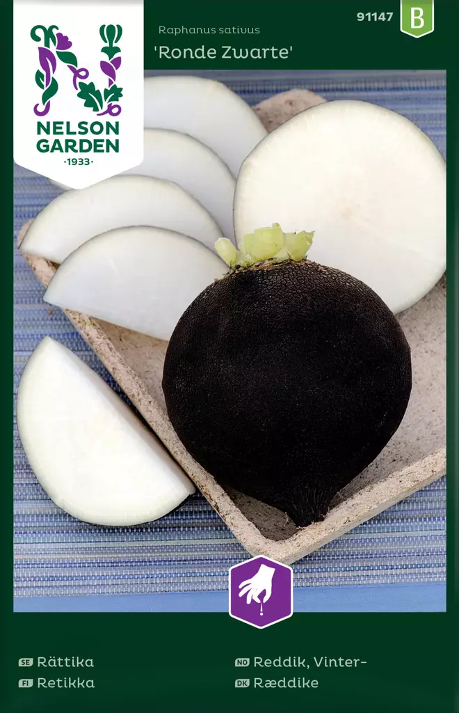 RETIKKA RONDE ZWARTE - Muut vihannesten siemenet - 7312600911475 - 2