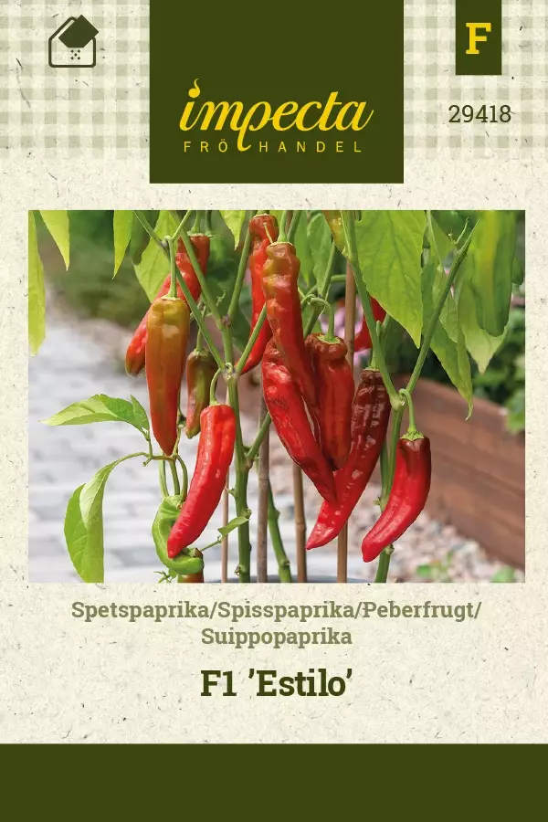 SUIPPOPAPRIKA ESTILO - Paprikan ja chilin siemenet - 7332756294185 - 1