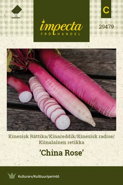 KIINALAINEN RETIKKA CHINA ROSE - Muut vihannesten siemenet - 7332756294796 - 1