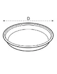 MUOVIALUSTA 14 CM KIRKAS - Aluslautaset - 8711904228606 - 2