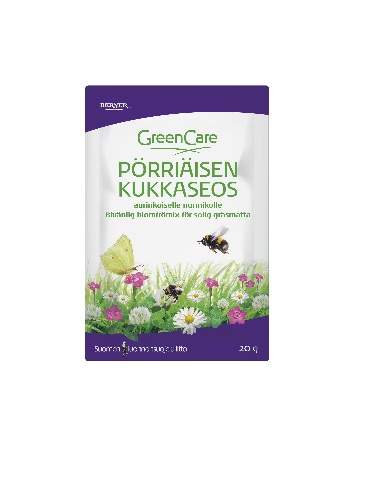 GREENCARE PÖRRIÄISEN KUKKASEOS AURINKOISELLE NURMIKOLLE 50 G - Niittykukkien siemenet - 6414505177336 - 1