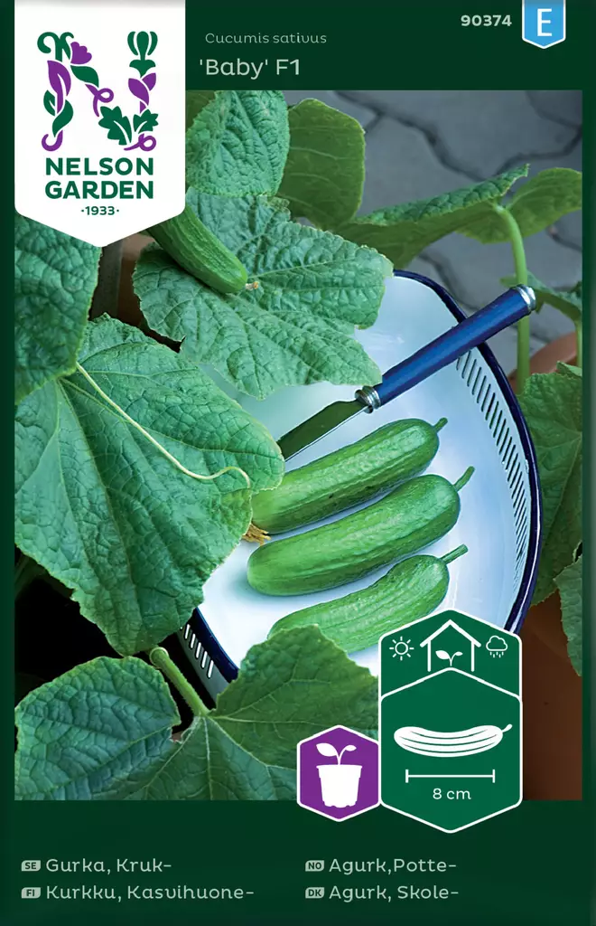 KASVIHUONEKURKKU BABY F1 - Kurkun siemenet - 7312600903746 - 2