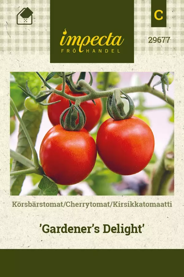 KIRSIKKATOMAATTI GARDENER'S DELIGHT - Tomaatin siemenet - 7332756296776 - 1