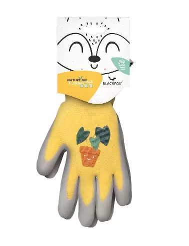 BONSAI LASTEN KÄSINEET KELTAINEN, KOKO 4 - Puutarhakäsineet - 3414905087047 - 1