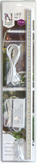 KASVIVALO LED 60 CM, 15 W, SIS. MUUNT. - Kasvilamput - 7312600055667 - 2