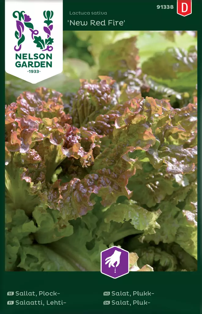 LEHTISALAATTI NEW RED FIRE - Salaatin siemenet - 7312600913387 - 2