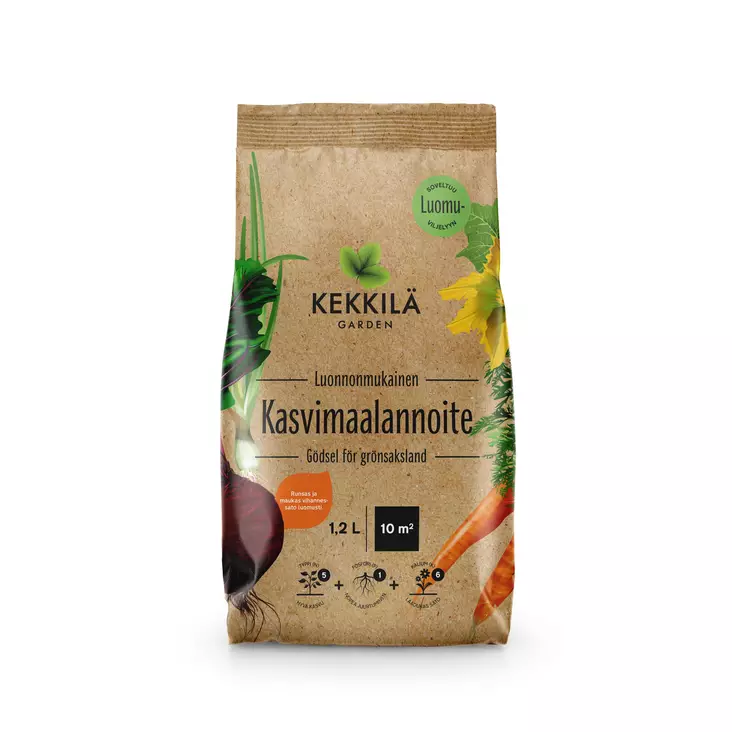 LUONNONMUKAINEN KASVIMAALANNOITE 1,2 L - Lannoitteet - 6433000294577 - 1
