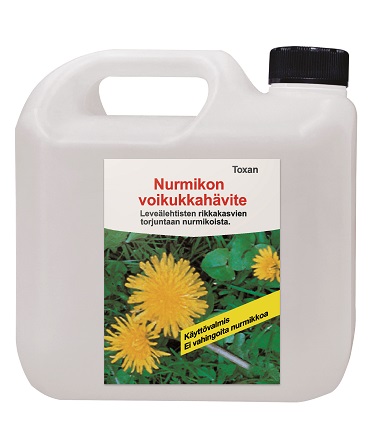 TOXAN NURMIKON VOIKUKKAHÄVITE 3 L - Rikkakasvien torjunta - 6414505118407 - 1