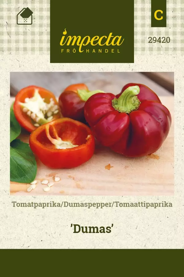 TOMAATTIPAPRIKA DUMAS - Paprikan ja chilin siemenet - 7332756294208 - 1